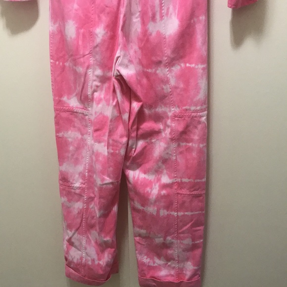 LOVESHACKFANCY
Paca tie-dyed belted denim jumpsuit - Picture 9 of 10